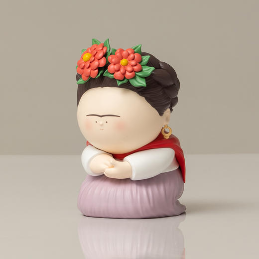 大美术馆 大艺术家系列第二季 潮玩大娃摆件手办 弗里达·卡罗 落地雕塑 商品图2