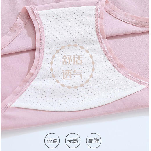 【日本订单50支羽柔棉女士内裤】95%羽柔棉+5%氨纶，分量足、50支密度高✅“独家定制”的橡筋腰头，回弹能力也是赞-JDMNK 商品图3