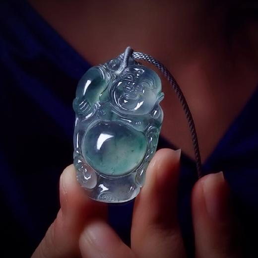 玻璃种翡翠立身弥勒佛 商品图14