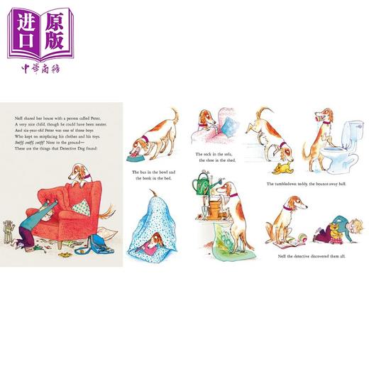 【中商原版】Julia Donaldson Detective Dog 侦探狗逛逛 朱莉娅唐纳森之作 趣味故事绘本 英文原版进口 儿童绘本 故事图画书  商品图1