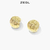ZEGL复古褶皱耳环女ins高冷欧美耳钉小众设计感925银针秋冬耳饰品 商品缩略图1