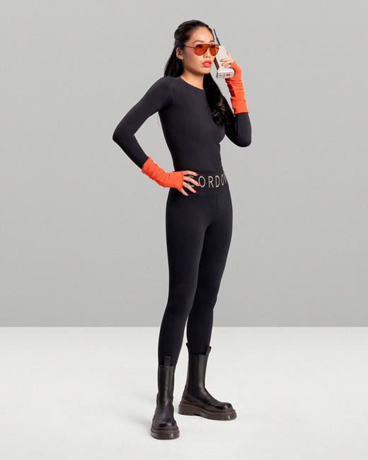 Cordova - The Cordova Base Layer Set - Onyx - 女装 - 打底衫套装- 黑色 商品图2