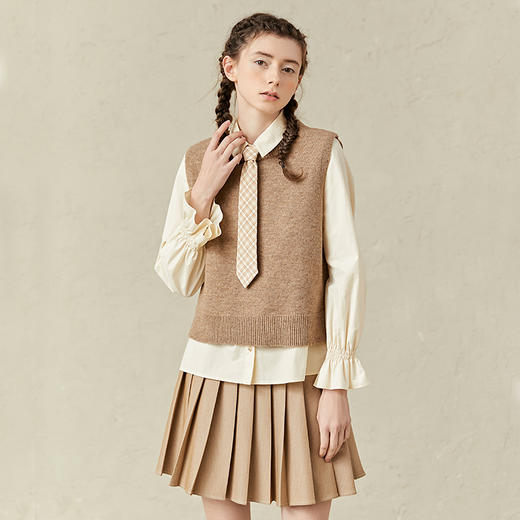 famecoco范可儿学院风套装小香风三件套小个子F221EA003 商品图0