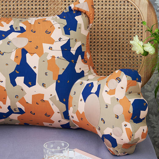 迷彩猫咪孕妇靠枕沙发护腰靠垫 商品图2