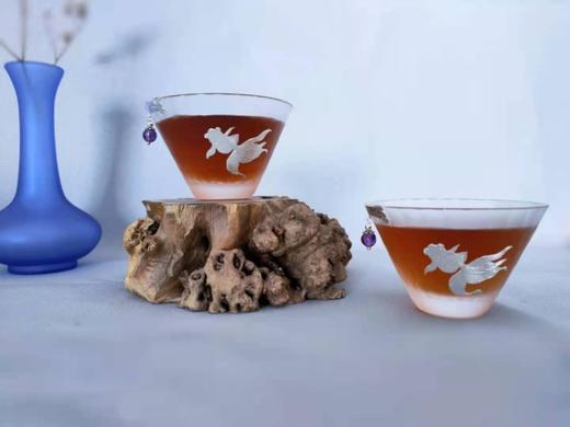 华艺银坊 年年有余对杯 茶杯 商品图2