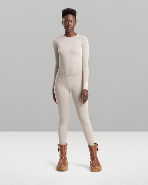 Cordova - The Cordova Base Layer Set - Ecru - 女装 - 打底衫套装 - 白色 商品图0