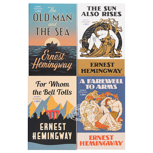 【中商原版】海明威作品4本套装 Hemingway Boxed Set 英文原版Ernest Hemingway 商品图1