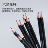 得力铅笔S955-2B/HB黑杆皮头2B(黑)(12支/盒) 商品缩略图3
