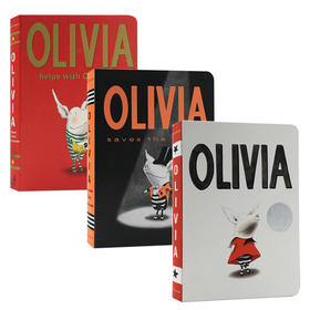 【凯迪克银奖】Olivia同系列 (Classic Board Books) Helps with Christmas吴敏兰绘本123奥莉薇 英文原版绘本 低幼启蒙阅读故事书纸板书