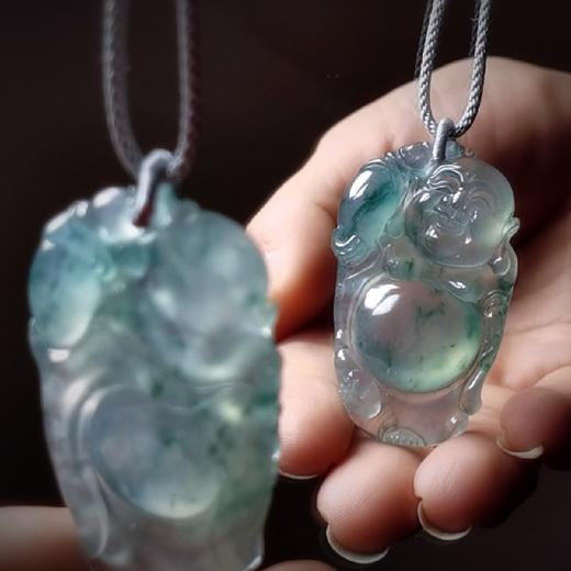 玻璃种翡翠立身弥勒佛 商品图8