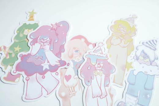 CandyMoon｜LULU节日系列满天星异形卡 商品图0