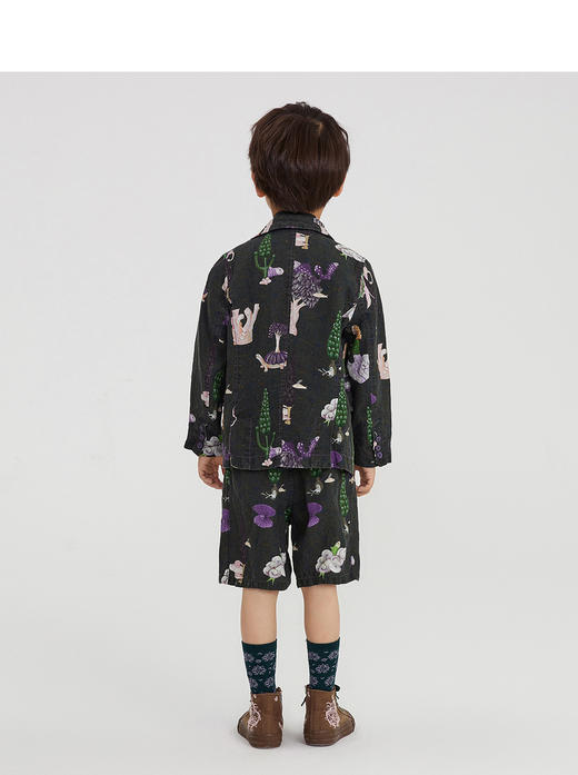 江南布衣童装22春装新款男女童休闲长袖西服1MB700360 商品图2