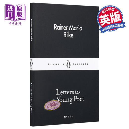 【中商原版】LBS:  103 Letters to a Young Poet 英文原版 小黑书: 103 里尔克 给青年诗人的信 企鹅经典 商品图0