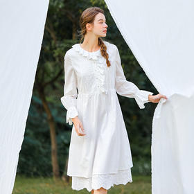 Famecoco范可儿小香风连衣裙时尚潮流春装女F221FA007