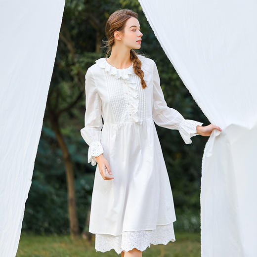 Famecoco范可儿小香风连衣裙时尚潮流春装女F221FA007 商品图0