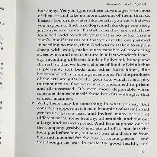 【中商原版】LBS:  124 Anecdotes of the Cynics 英文原版 小黑书: 124 犬儒的轶事 penguin classic 商品图4
