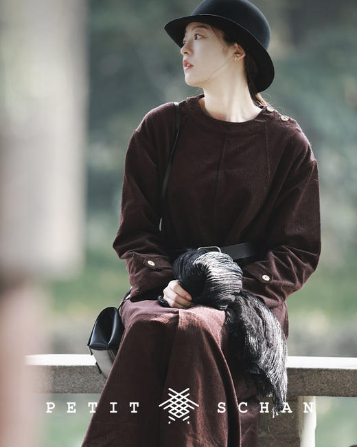 PETIT SCHAN小闪 CLO#068 Nordic fairytale 北欧童话 厚款灯芯绒连衣裙 商品图12