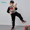 迪士尼童装男童潮酷满印米奇卫衣春秋抓绒2件套活力套装 商品缩略图1