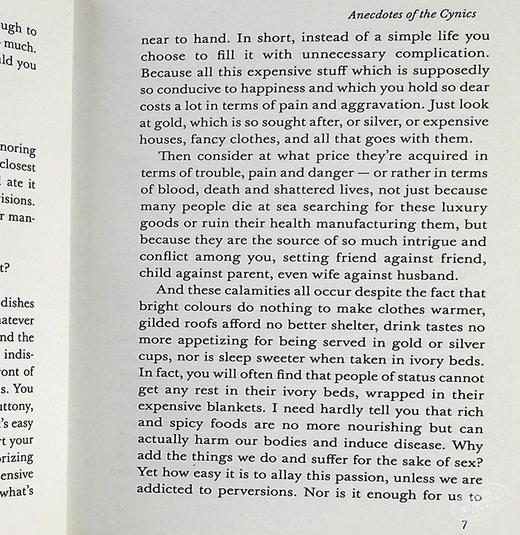 【中商原版】LBS:  124 Anecdotes of the Cynics 英文原版 小黑书: 124 犬儒的轶事 penguin classic 商品图5