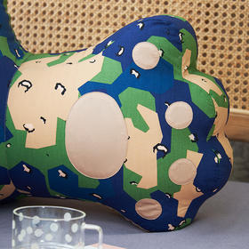 迷彩猫咪孕妇靠枕沙发护腰靠垫