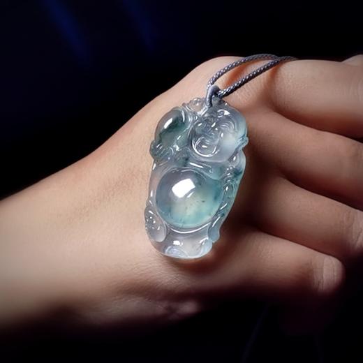 玻璃种翡翠立身弥勒佛 商品图7