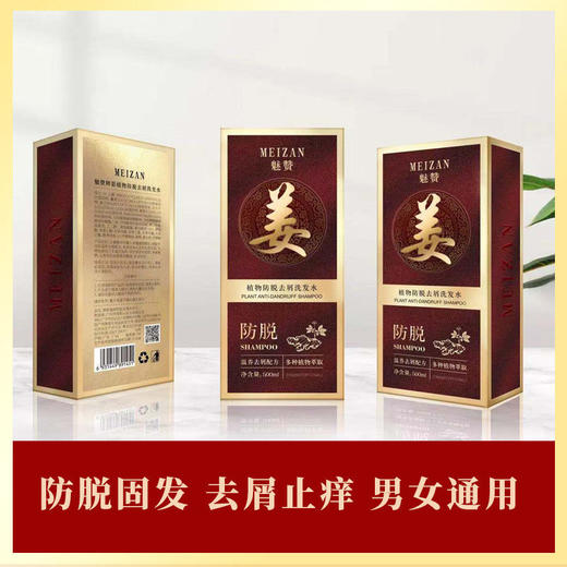 第二代魅赞专业防掉固发去屑止痒高端姜王洗发水 商品图8