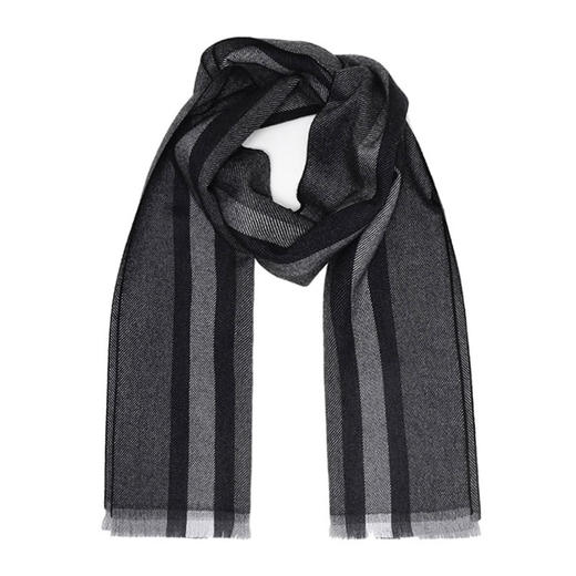 GUCCI 古驰 男女通用中性款灰色围巾 387574-4G200-1361 商品图0