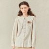 famecoco范可儿娃娃领衬衫女春装设计感衬衣F221BA010 商品缩略图2