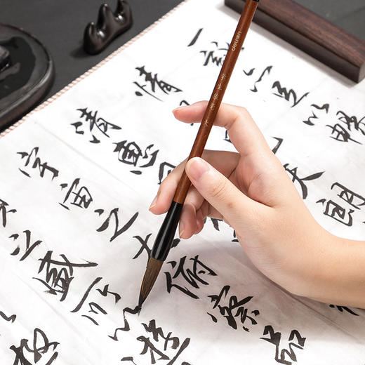 得力毛笔大狼豪6580/6581/6581(棕色)(1支/袋) 商品图3