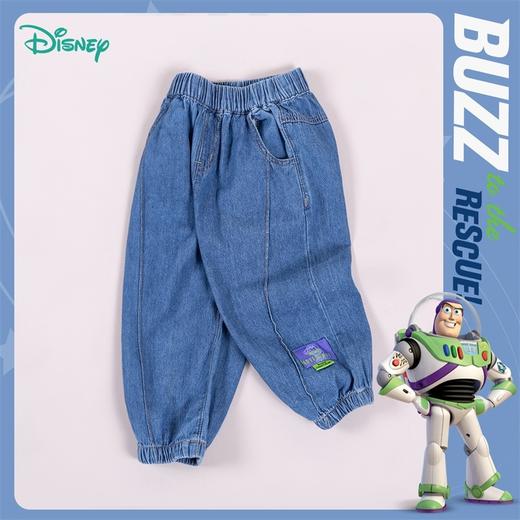 迪士尼男童裤子玩具总动员巴斯光年牛仔九分裤潮酷新品春秋221K1271 商品图3