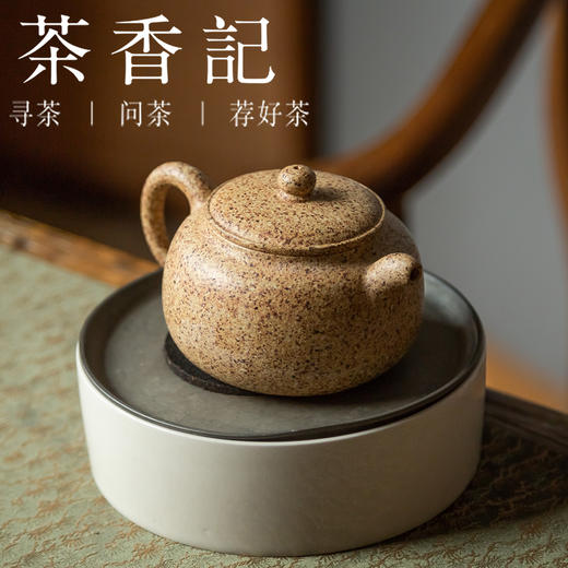 茶香记 紫砂壶 象牙血砂段泥 匏尊壶 全手工 玩家级泥料 五色共生矿 象牙血砂 有收藏价值 商品图4