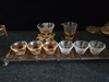 华艺银坊 幽兰八件套  可单选 家用茶具会客茶具  人工无铅玻璃杯 商品缩略图0