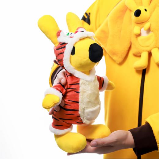 虎年定制毛绒袋鼠公仔 商品图2