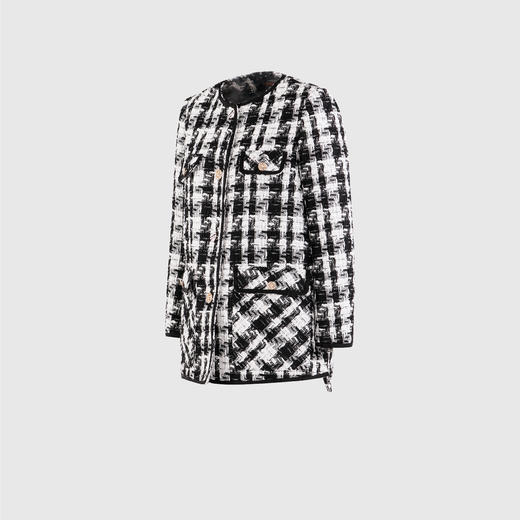 复古开叉小香风外套 商品图1