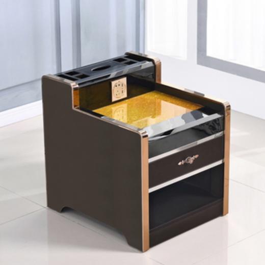 足疗茶几足浴柜桑拿美甲按摩床沙发茶水柜沐足洗脚店大理石茶几桌 商品图0