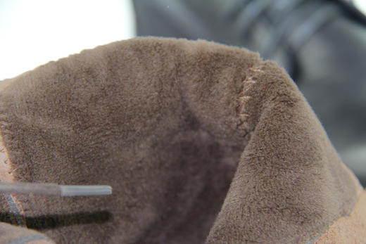 豪行冬款20492688马丁靴女英伦风百搭靴子加绒保暖真皮雪地高帮靴 专柜正品 商品图4