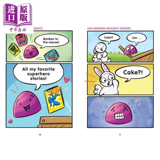 【中商原版】Bunbun & Bonbon #3兔笨笨和糖帮帮 Captain Bun & Super Bonbon 学乐桥梁漫画图像小说故事书儿童章节书英文原版 商品图3