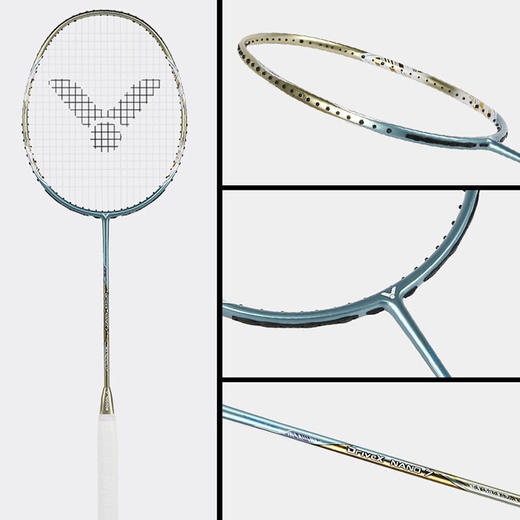 威克多victor胜利羽毛球拍单拍全碳素纳米7升级版驭 DX-NANO7 V琥珀金 商品图4