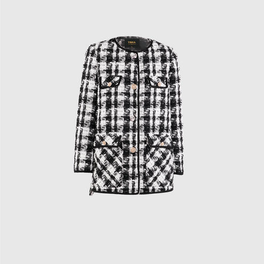 复古开叉小香风外套 商品图0