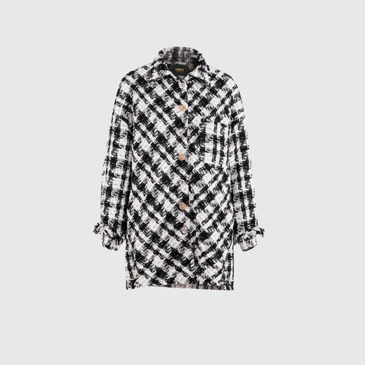后背贴字母衬衣款外套 商品图0