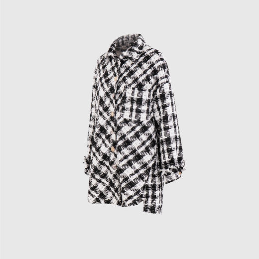 后背贴字母衬衣款外套 商品图1