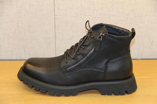 豪行冬款10488013切尔西靴男高帮马丁靴英伦风加绒中帮靴子休闲鞋 专柜正品 商品图0