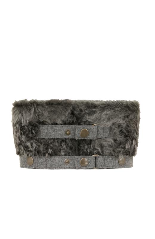 Frauenschuh - Fliegerkragen - LL - Elefant - 配件 - 毛领 - 灰色 商品图0