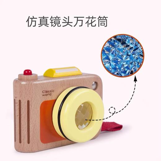 可来赛木制迷你复古相机 商品图2