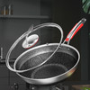 欧乐菲阿芙罗蜂巢三段式双环双面抗菌不锈钢炒锅（新款）OLO32K1 商品缩略图4