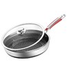 欧乐菲米力士蜂巢316不锈钢炒锅全面屏28厘米煎锅 商品缩略图1