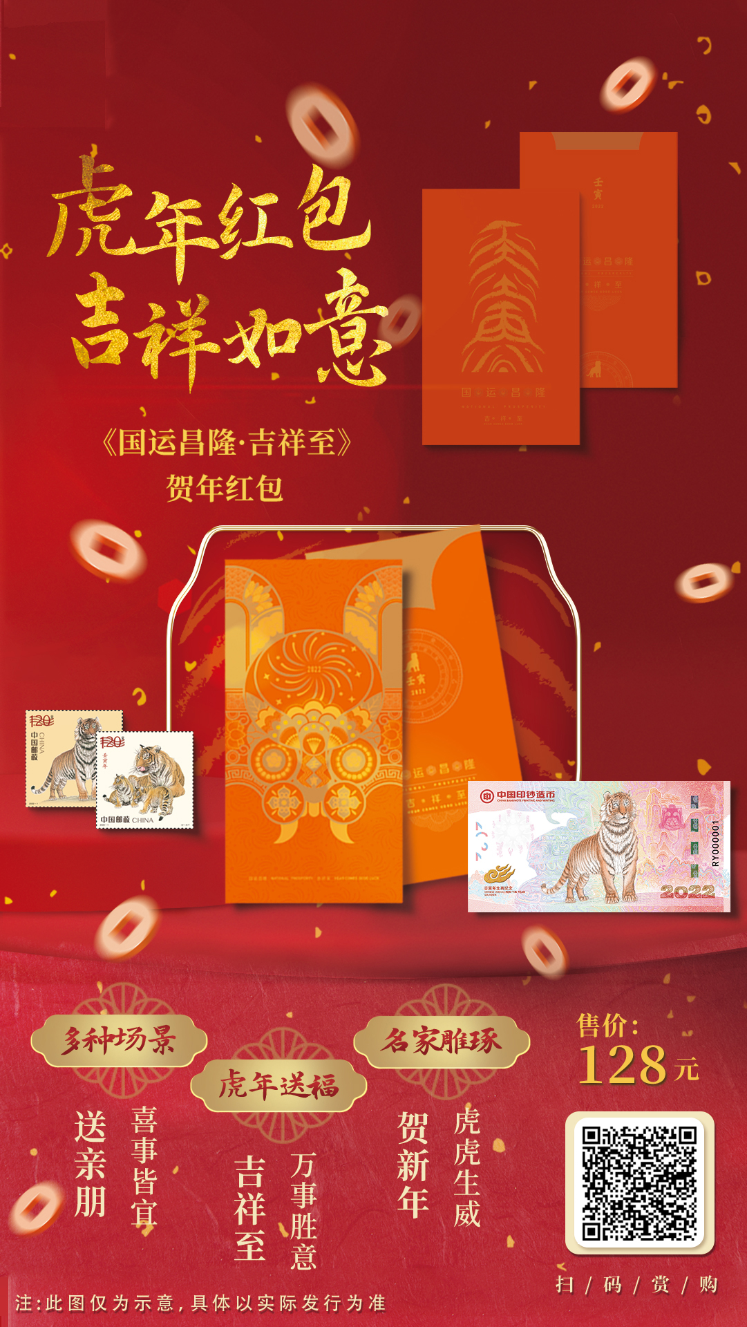 《国运昌隆》壬寅虎年生肖纪念券