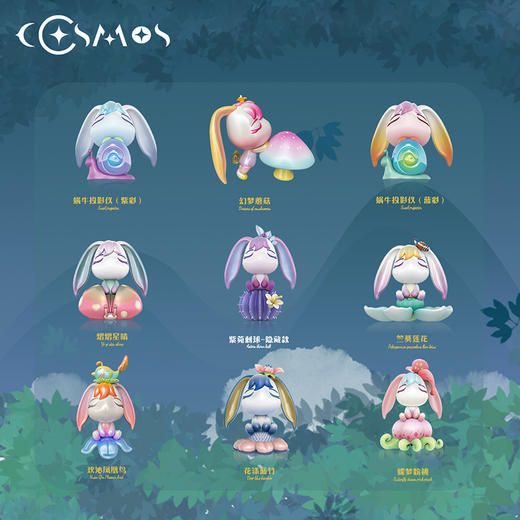 埃莉诗冥想兔奇幻花园系列盲盒 女生版可爱兔子礼物 商品图1