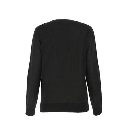 BURBERRY 博柏利 TB专属标识丝毛羊绒混纺开衫 女士针织开衫 黑色 8042203 A1189 商品图1