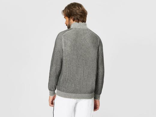 Sease - Dinghy Roll - Sky Grey - 男装 - 针织衫 - 灰色 商品图1